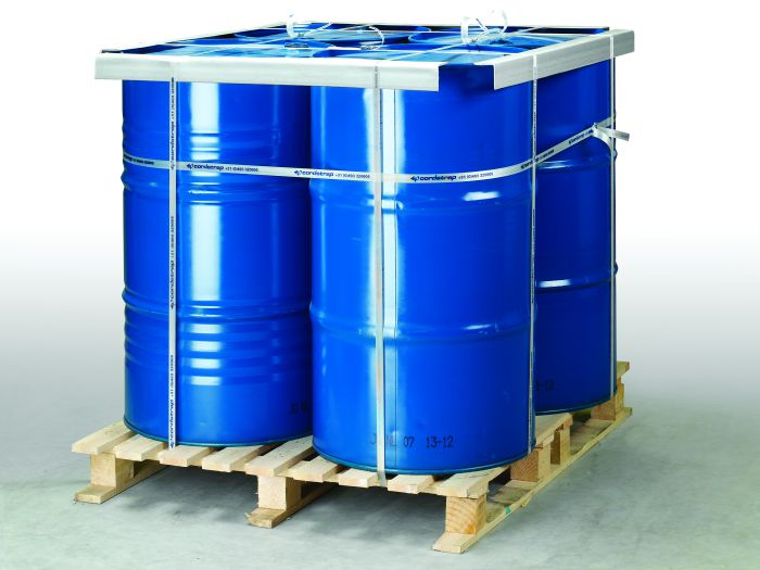Industries Cordstrap Strapping on Chemical Drums Cargo Restraint Systems Pty Ltd